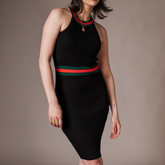 Rib knit cotton sheath - Picture 2 of 2